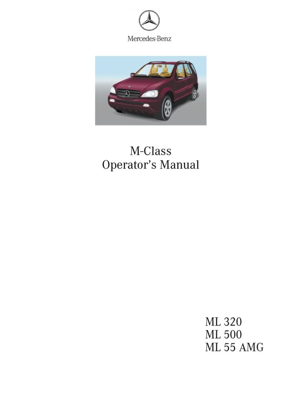Picture of: Mercedes Ml Ml Mlamg Owners Manual   PDF  Airbag