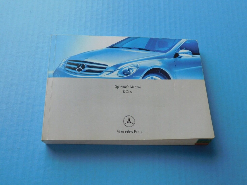 Picture of: Mercedes R R R R Factory Owners Owner’s Manual