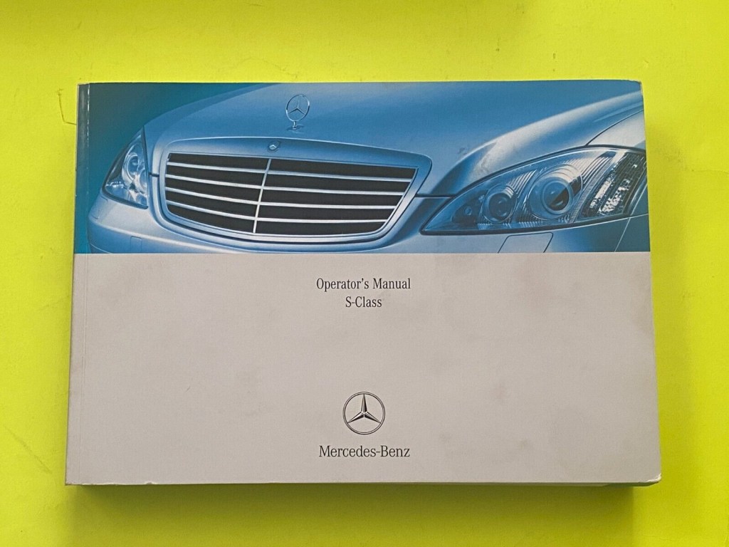Picture of: Mercedes S S S Owners Manual + COMAND Navigation