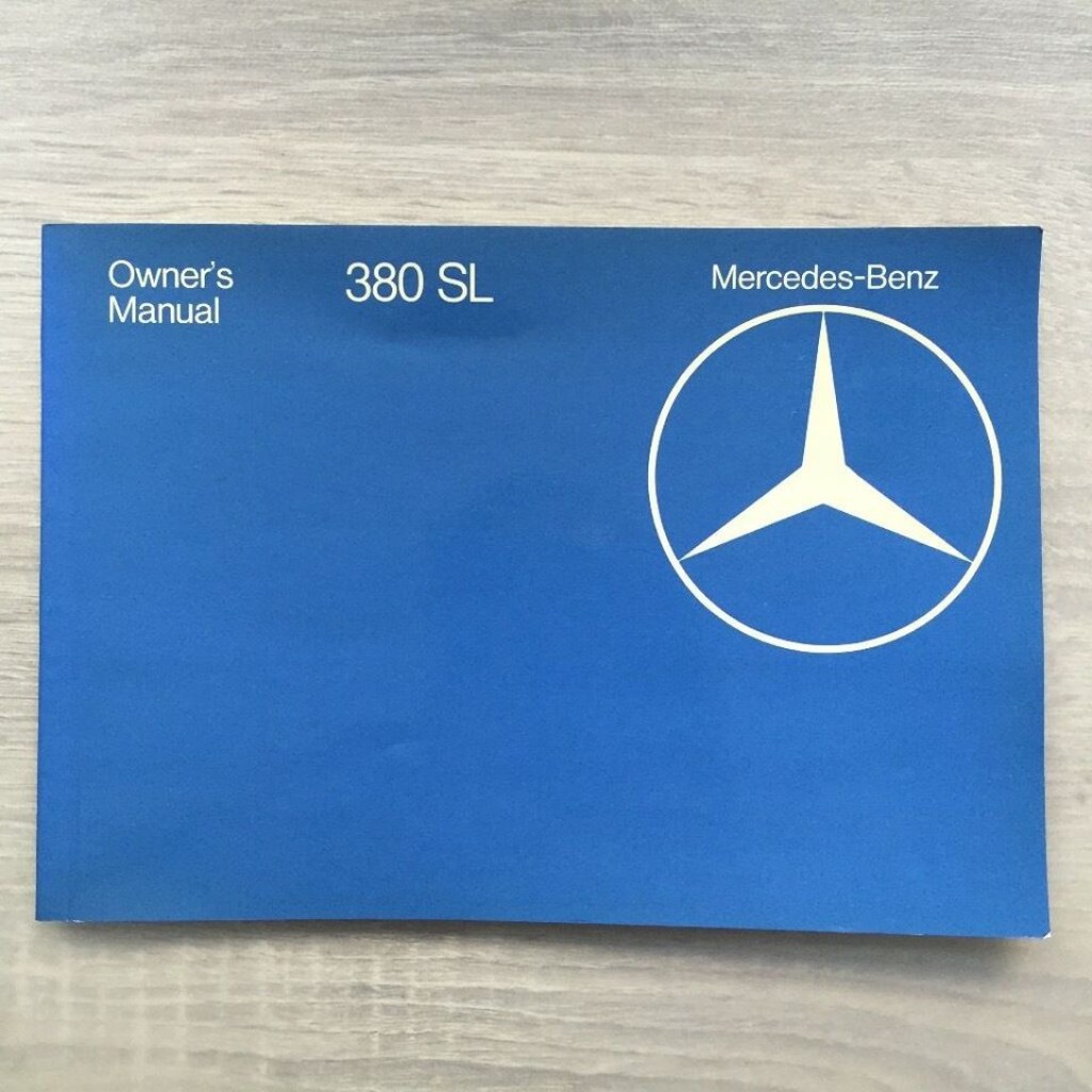 Picture of: Mercedes   SL Owner’s Manual Anleitung USA  Handbuch in