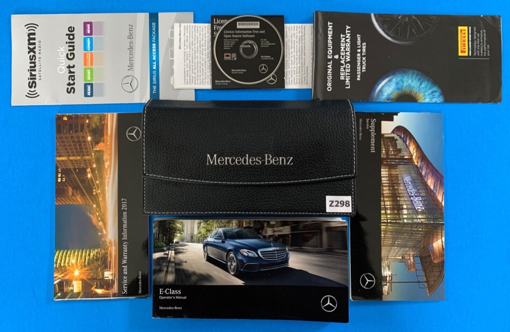 Picture of: Mercedes W E-Class Sedan E E MATIC Owners Manual Owner Books  Set  eBay