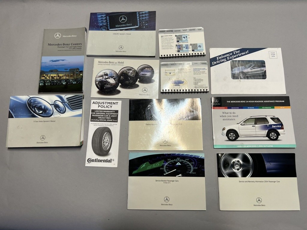 Picture of: Mercedes W E E E AMG Owners Manual Books Set OEM