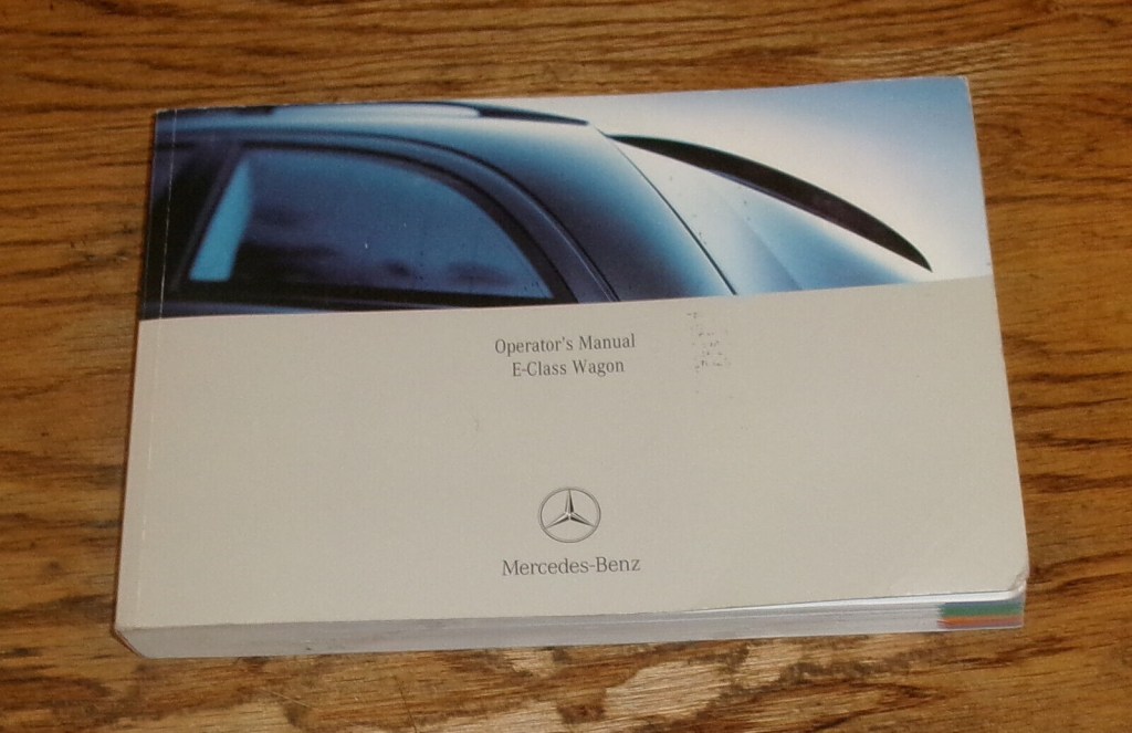 Picture of: Original  Mercedes Benz E-Class Wagon Owners Operators Manual  E  Matic