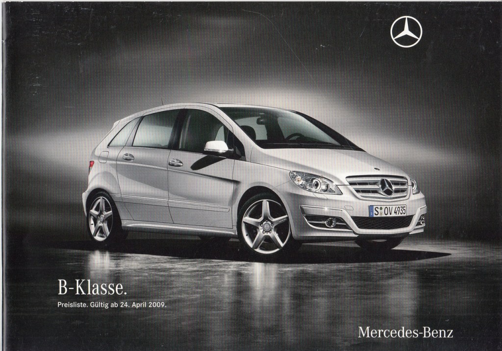 Picture of: Preisliste Mercedes B-Klasse